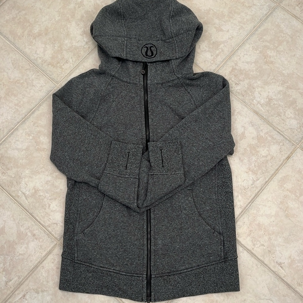Dark gray Lululemon Scuba Hoodie